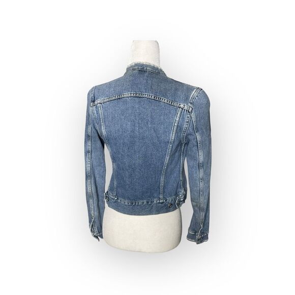 ACNE Studios Denim Top Jacket in Indigo Fray Size 32 / 00 US - Picture 7 of 13
